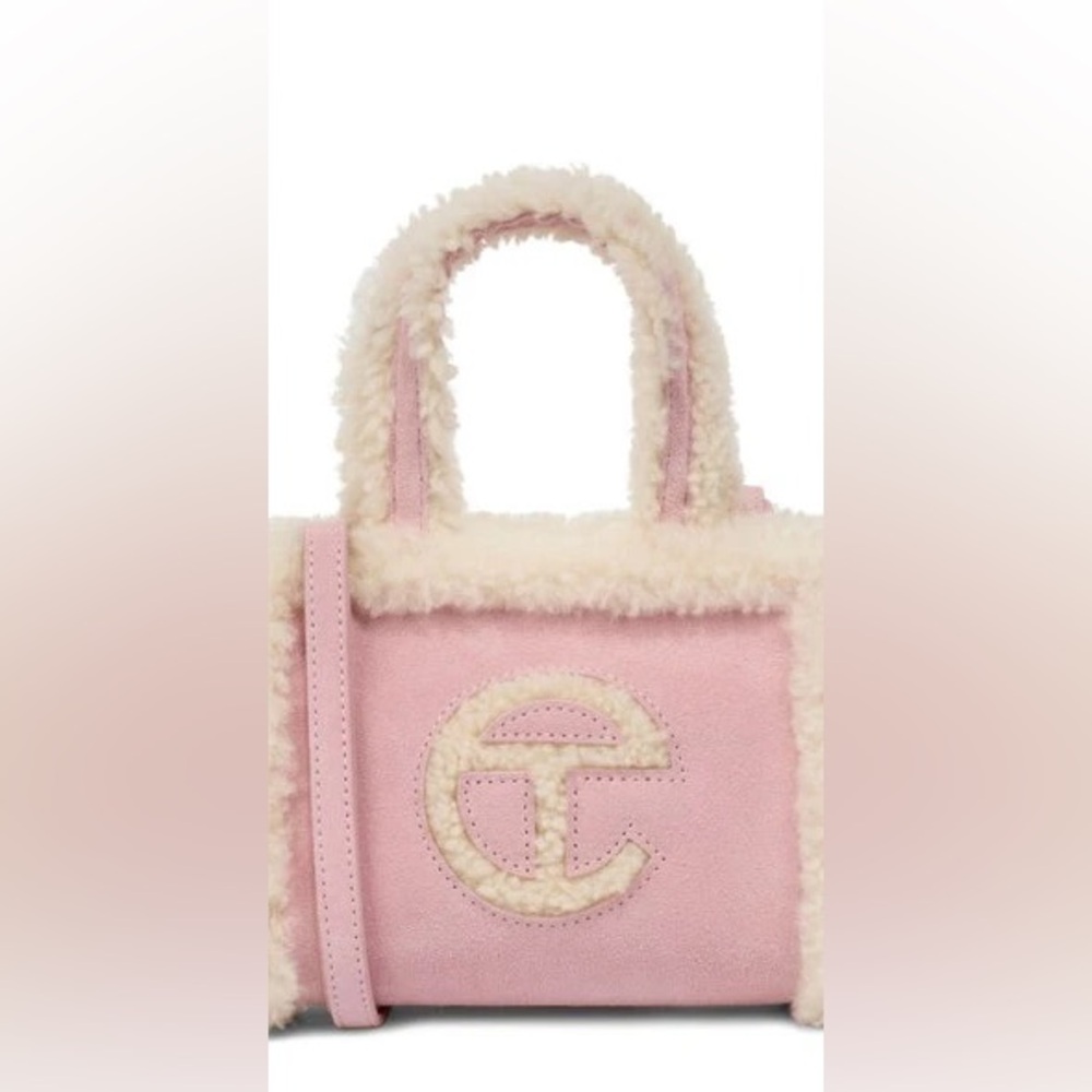 Ugg x Telfar small tote bag, Pink